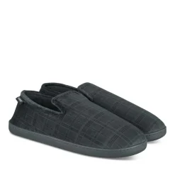 Chaussons Charentaise MARINE Homme Motif Uni A Enfiler