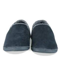 Chaussons Charentaise MARINE Homme Motif Uni A Enfiler