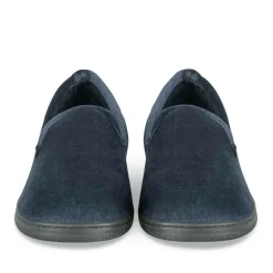 Chaussons Charentaise MARINE Homme Motif Uni A Enfiler