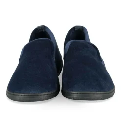 Chaussons Charentaise MARINE Homme Motif Uni A Enfiler