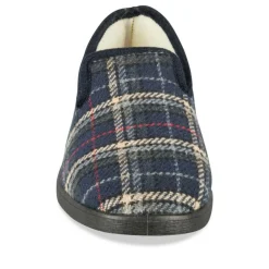 Chaussons Charentaise MARINE Homme Motif Uni A Enfiler