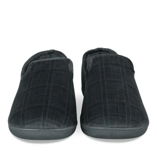 Chaussons Charentaise MARINE Homme Motif Uni A Enfiler