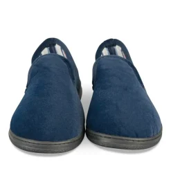 Chaussons Charentaise MARINE Homme Motif Uni A Enfiler
