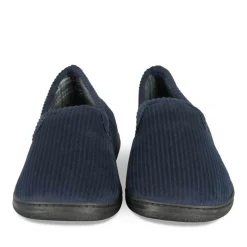 Chaussons Charentaise MARINE Homme Motif Uni A Enfiler
