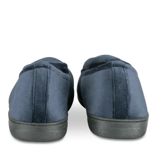 Chaussons Charentaise MARINE Homme Motif Uni A Enfiler
