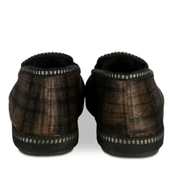 Chaussons Charentaise MARRON Homme Motif Uni A Enfiler