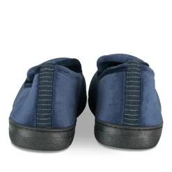 Chaussons Charentaise MARINE Homme Motif Uni A Enfiler