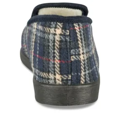 Chaussons Charentaise MARINE Homme Motif Uni A Enfiler
