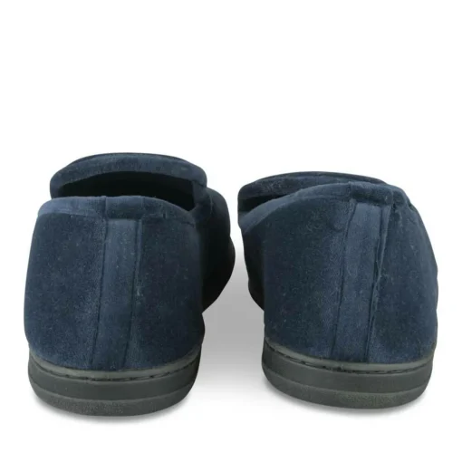 Chaussons Charentaise MARINE Homme Motif Uni A Enfiler
