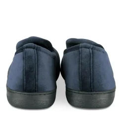 Chaussons Charentaise MARINE Homme Motif Uni A Enfiler