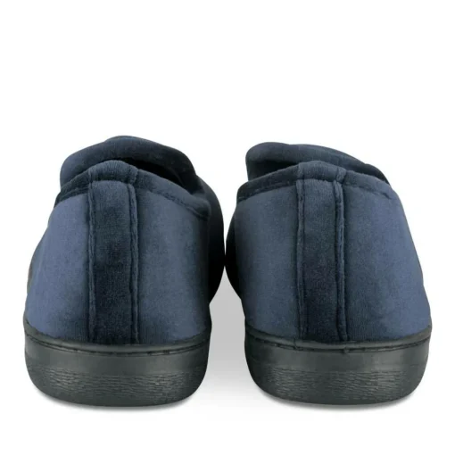 Chaussons Charentaise MARINE Homme Motif Uni A Enfiler