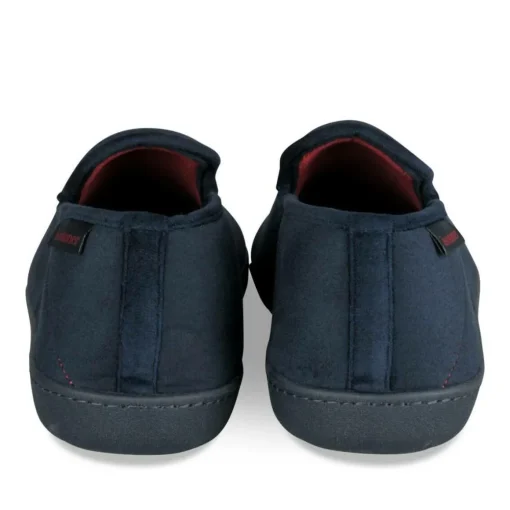 Chaussons Charentaise MARINE Homme Motif Uni A Enfiler
