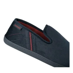 Chaussons Charentaise MARINE Homme Motif Uni A Enfiler