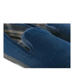 Chaussons Charentaise MARINE Homme Motif Uni A Enfiler