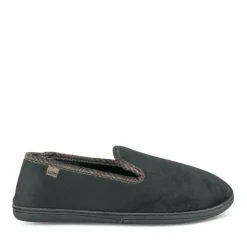 Chaussons Charentaise NOIR Homme Motif Uni A Enfiler