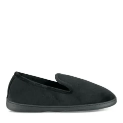 Chaussons Charentaise NOIR Homme Motif Uni A Enfiler