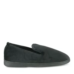 Chaussons Charentaise NOIR Homme Motif Uni A Enfiler