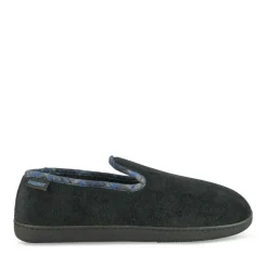 Chaussons Charentaise NOIR Homme Motif Uni A Enfiler