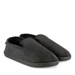 Chaussons Charentaise NOIR Homme Motif Uni A Enfiler