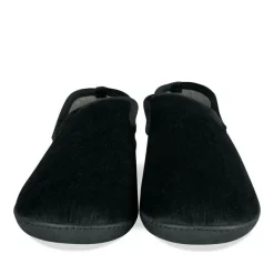 Chaussons Charentaise NOIR Homme Motif Uni A Enfiler