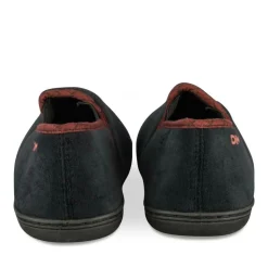 Chaussons Charentaise NOIR Homme Motif Uni A Enfiler