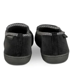 Chaussons Charentaise NOIR Homme Motif Uni A Enfiler