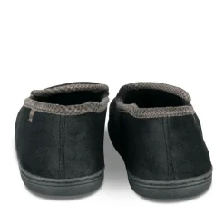 Chaussons Charentaise NOIR Homme Motif Uni A Enfiler