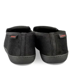 Chaussons Charentaise NOIR Homme Motif Uni A Enfiler