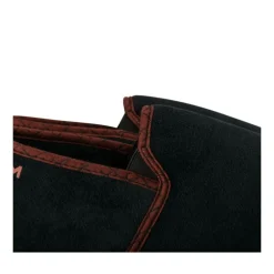 Chaussons Charentaise NOIR Homme Motif Uni A Enfiler