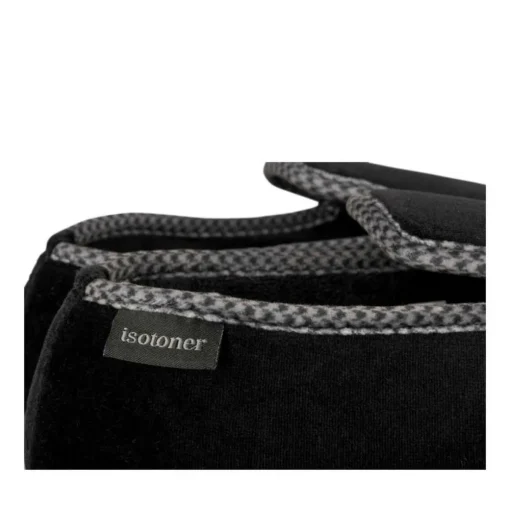 Chaussons Charentaise NOIR Homme Motif Uni A Enfiler