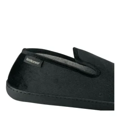 Chaussons Charentaise NOIR Homme Motif Uni A Enfiler