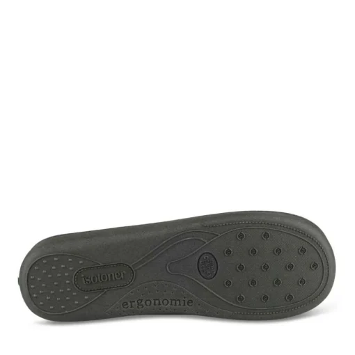 Chaussons Charentaise NOIR Homme Motif Uni A Enfiler