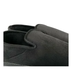 Chaussons Charentaise NOIR Homme Motif Uni A Enfiler