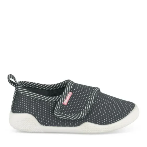 Chaussons Chaussons MARINE Fille Motif A Pois Scratch