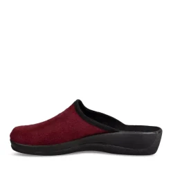Chaussons Confort BORDEAUX Femme Motif Uni A Enfiler
