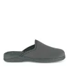 Chaussons Confort GRIS Homme Motif Uni A Enfiler