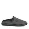 Chaussons Confort GRIS Homme Motif Uni A Enfiler