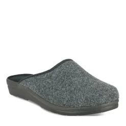 Chaussons Confort GRIS Homme Motif Uni A Enfiler