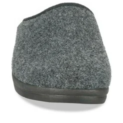 Chaussons Confort GRIS Homme Motif Uni A Enfiler