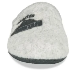 Chaussons Confort GRIS Homme Motif Uni A Enfiler