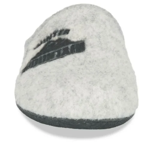 Chaussons Confort GRIS Homme Motif Uni A Enfiler