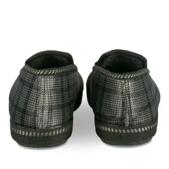 Chaussons Confort GRIS Homme Motif Uni A Enfiler