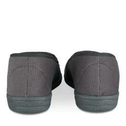 Chaussons Confort GRIS Homme Motif Uni A Enfiler