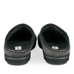 Chaussons Confort GRIS Homme Motif Uni A Enfiler