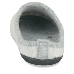 Chaussons Confort GRIS Homme Motif Uni A Enfiler