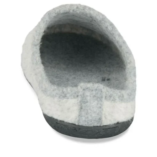 Chaussons Confort GRIS Homme Motif Uni A Enfiler