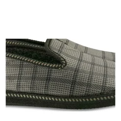 Chaussons Confort GRIS Homme Motif Uni A Enfiler
