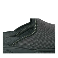 Chaussons Confort GRIS Homme Motif Uni A Enfiler