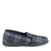 Chaussons Confort MARINE Homme Motif Uni A Enfiler