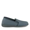 Chaussons Confort MARINE Homme Motif Uni A Enfiler